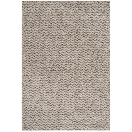Safavieh SGH-Hudson Shag 300 2 x 3 ft. Rectangle Area Rug Ivory & Grey SGH330A-2